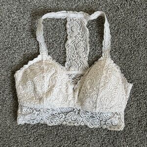Auden Lightly Lined Lace Racerback Bralette